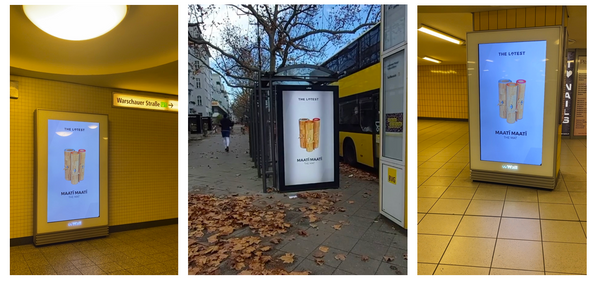 Billboards all over Berlin: MAATÏ MAATÏ x THE LATEST STORE